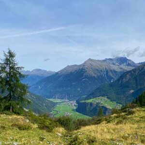 Ausblick von der Polltalalm, Ötztal.
